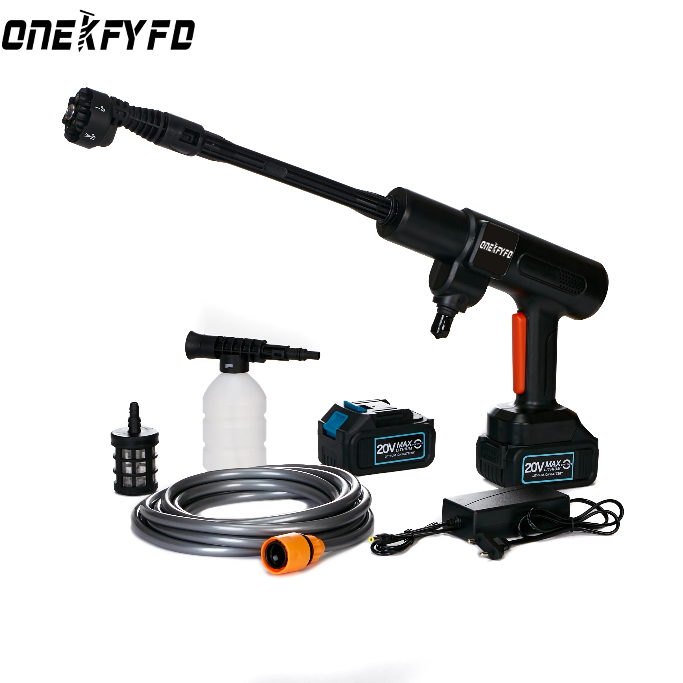 

Бесщеточная электрическая Беспроводная портативная мойка высокого давления 6-в-1, мини-мойка для автомобиля, садовый водяной распылитель для Makita, батарея 18 в