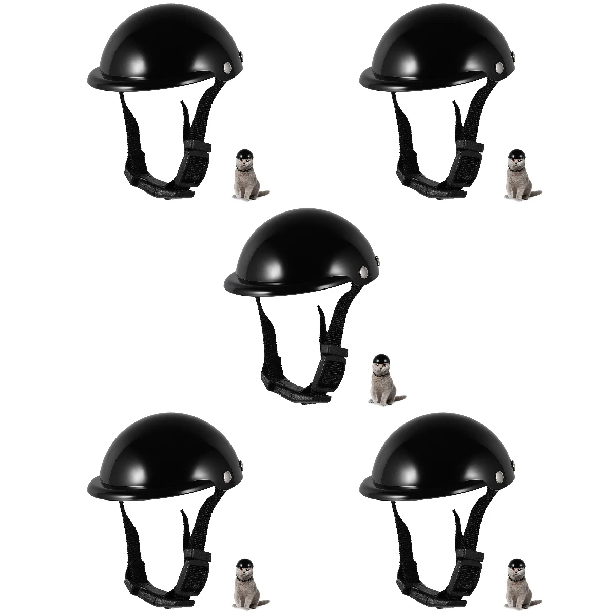 

5x Portable Puppy Spoof Headgear For Party for Dogs Puppy