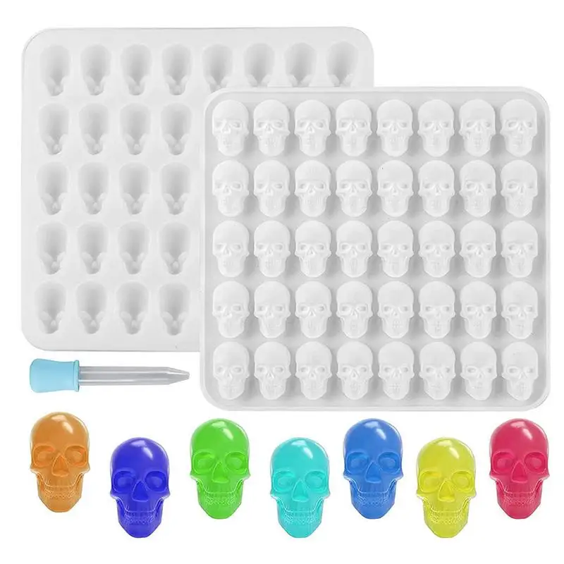 

Мини-формы в виде черепа, силиконовая Гибкая силиконовая форма для мастики, мини-формы в виде мастики в виде черепа с капельницей Для мастик...