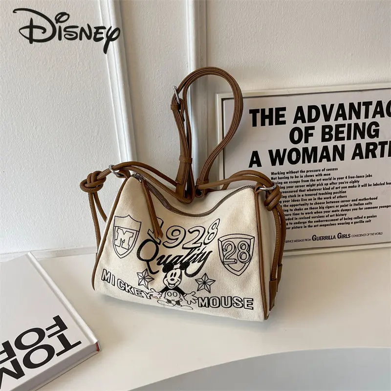Disney Mickey New Women's Bag Fashionable High Quality Large Capacity Crossbody Bag Casual Multifunctional Storage Travel Bag