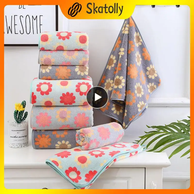 

Sunflower Mother And Child Cover And Practical Durable Facial Towel Strong Water Absorption Moisture-resistant Bathrobe Soft