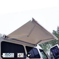 Retractable  12V motor RV Awning Manual  Caravan motorhome camper Electric RV awning  100% waterproof