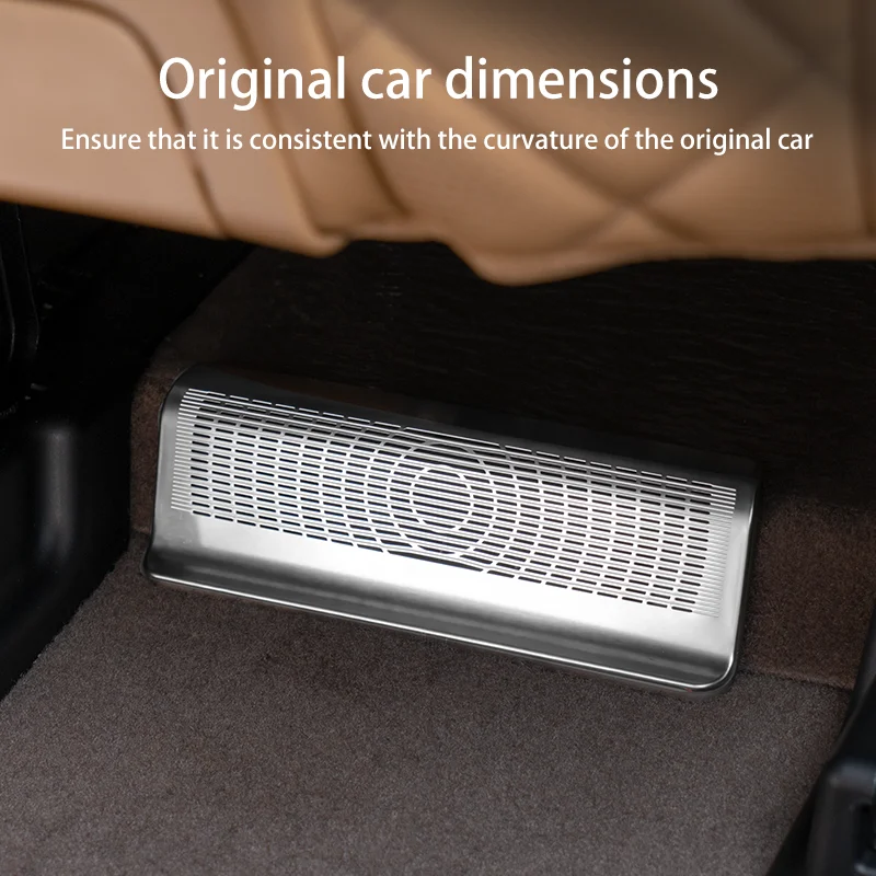 Протектор вентиляционных отверстий кондиционера DENZA D9 под сиденьями второго и