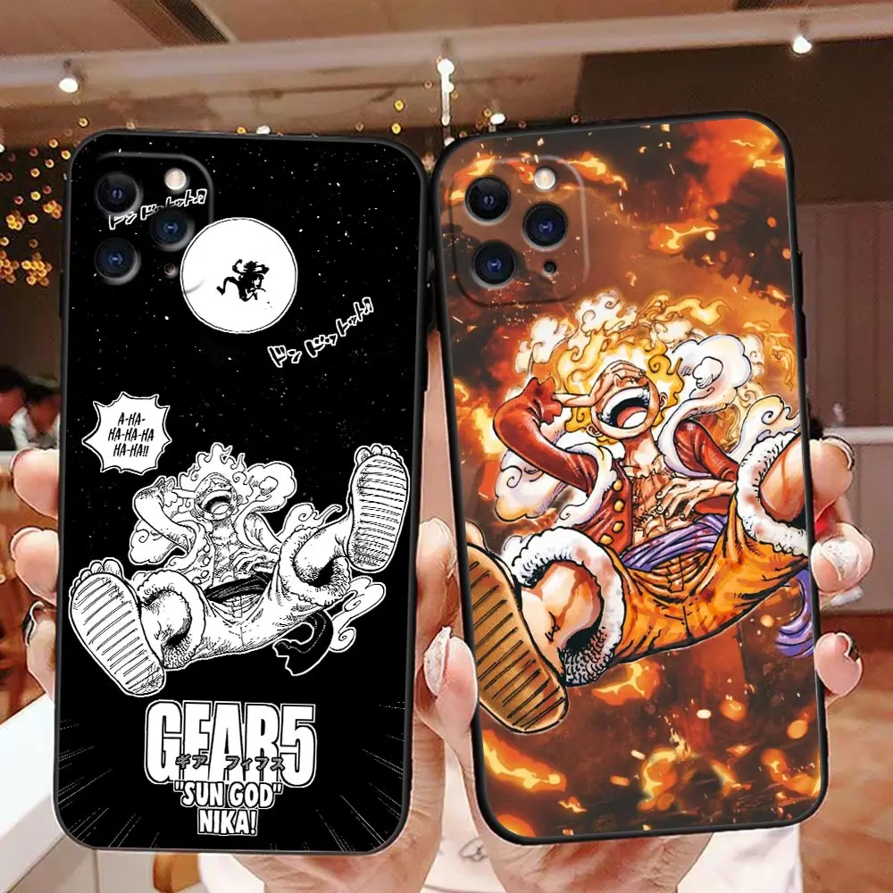 

O-One P-Piece Gear 5 Cover Phone Shell Case For IPhone 14 11 12 13 PRO Apple 6 7 6S 8 Plus X XR XS MAX TPU Funda Capa Coque Para
