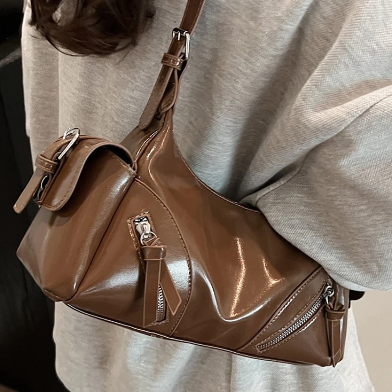 Премиальная текстурная мягкая кожаная ретро-сумка для женщин женская