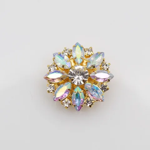 Чехлы на пуговицы со стразами, металлические