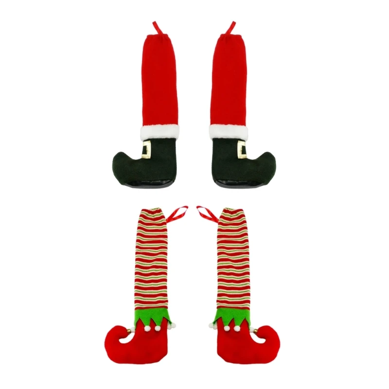 

2PCS Christmas Chair Leg Covers Table Feet Leg Socks Christmas Table Leg Cover Drop Shipping