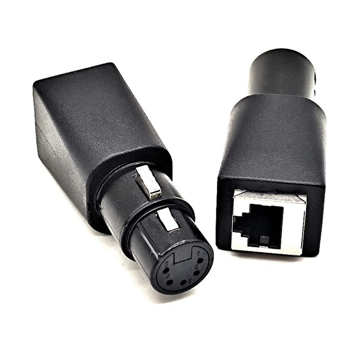 1 пара DMX к RJ45 разъему Ethernet 5-контактному XLR женский и мужской адаптер для аудио