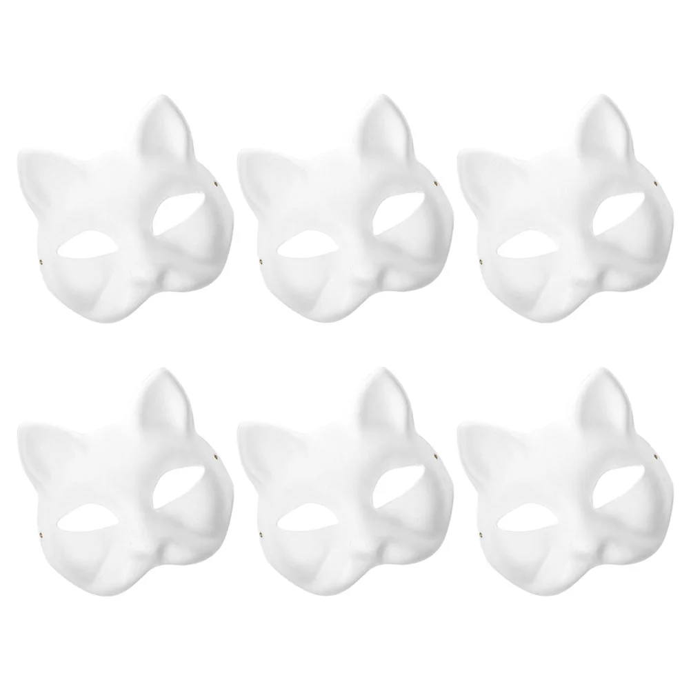 

Blank Mask Stage Performance Props Halloween Kid Masks Masquerade Face