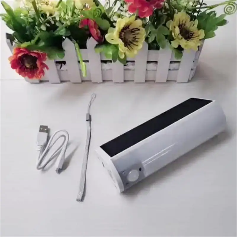 

Solar Camping Light White Rechargeable Bright Light Waterproof Portable For Garden Patio Yard Travel Camping Flashlight Abs