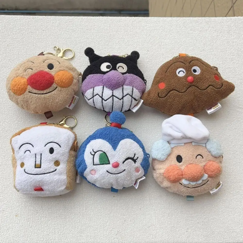 Фото Мягкая плюшевая кукла-брелок Anpanman, Toastman, Baikinman из серии Wink: украшение для рюкзака, подвеска, подарок на день рождения другу №1