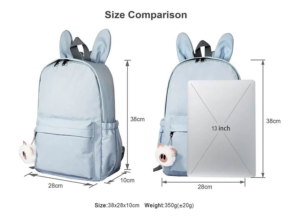 New Super Mario Girls School Backpack Kawaii Peach Princess Cartoon Printed Bag Children Supplies Birthday Gifts