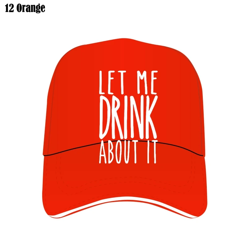

Шляпа женская с принтом «Let Me Drink About It», модная сетчатая уличная Панама с плоскими полями, с надписью «Let Me Drink About It»