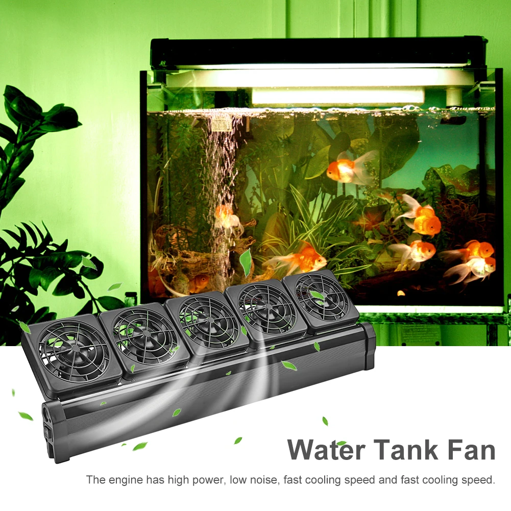 

Охладитель для аквариума, 10,8 Вт, регулируемый угол, низкий уровень шума, контроль температуры воды, система охлаждения для аквариума