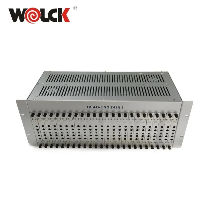Заводская цена Catv Headend Радиочастотный модулятор 16-канальный аналоговый Agile