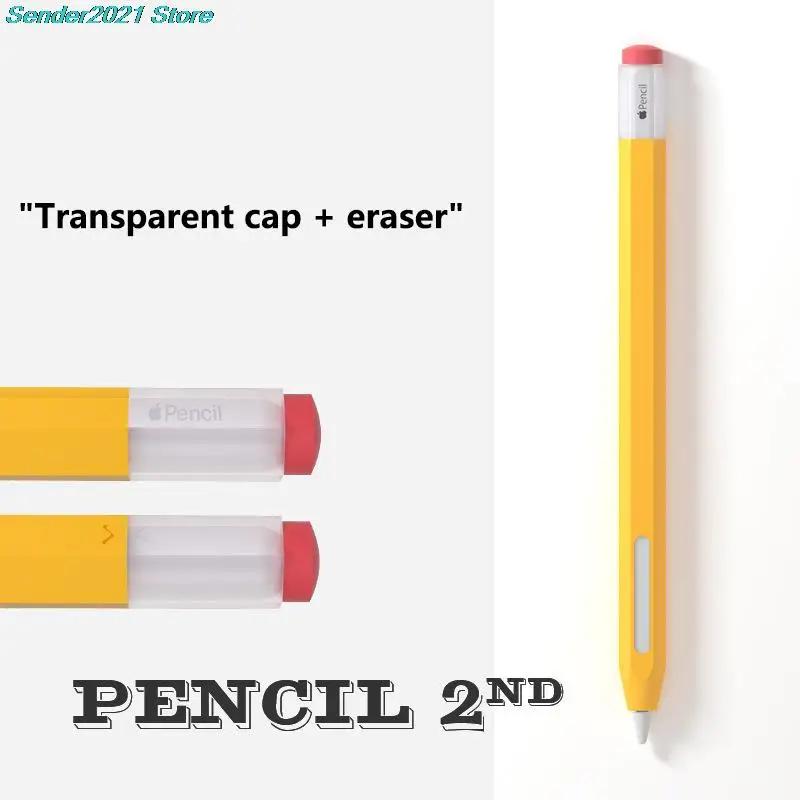 

Новинка для Apple Pencil 1-го и 2-го поколения стилус для планшета силиконовый чехол-карандаш портативный защитный чехол