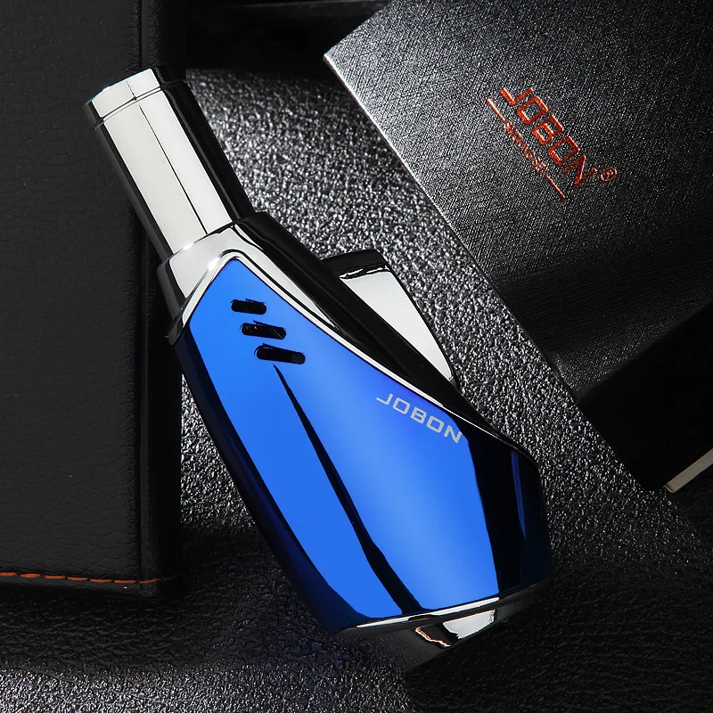 

2023NEW JOBON Metal Butane Gas Lighter Outdoor Windproof Blue Flame Torch Turbo Jet Cigar BBQ Jewelry Baking Welding Home Tools