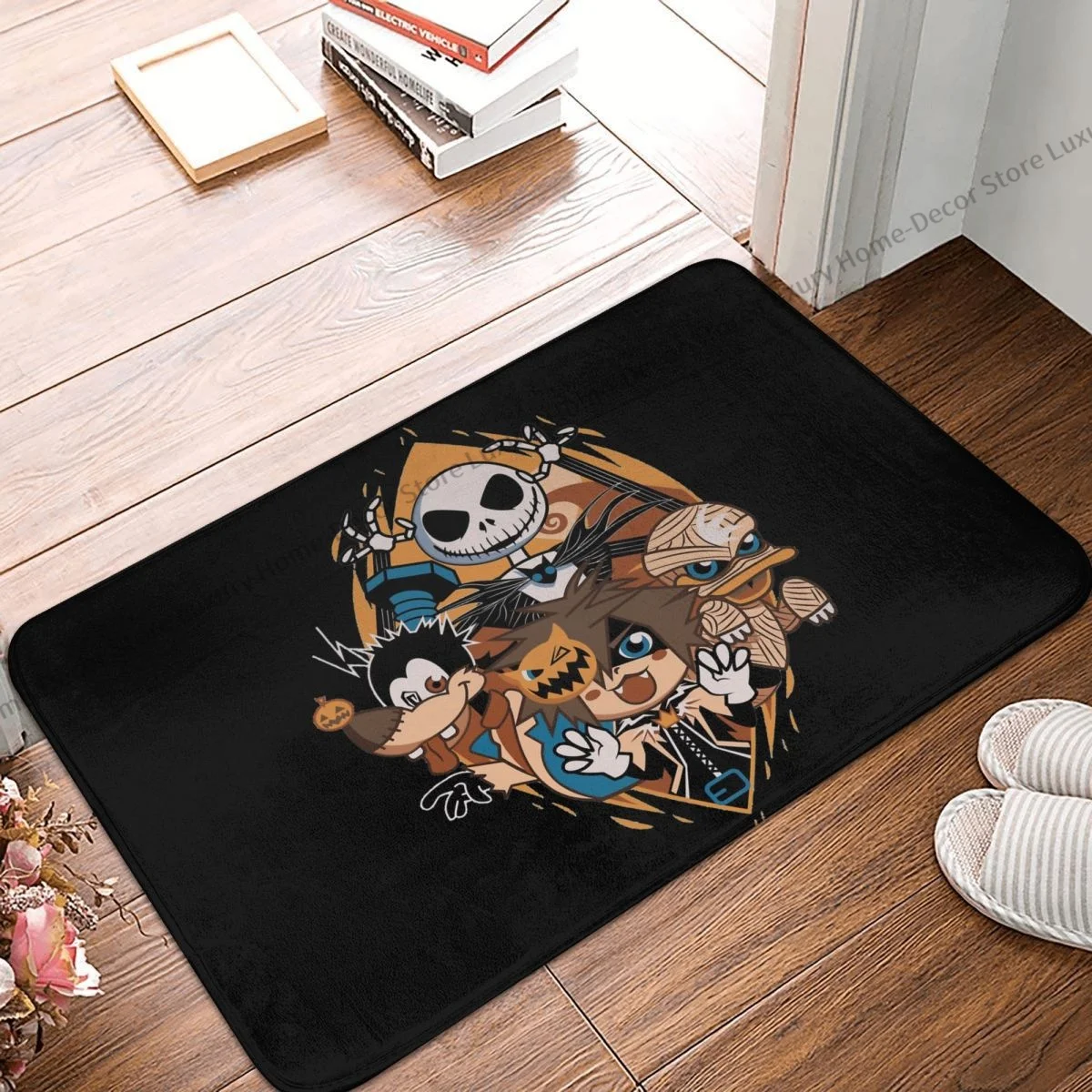

Kingdom Hearts Bathroom Mat This Is Halloween Doormat Kitchen Carpet Balcony Rug Home Decor