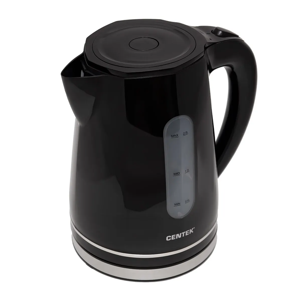 Чайник электрический CENTEK CT-0043 2 л. Черный | Защита от перегрева включения без воды -