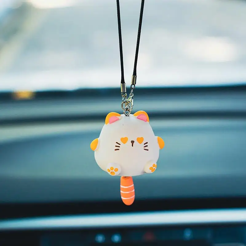Подвеска в виде кошки для автомобиля милая котенка подвеска заднего вида