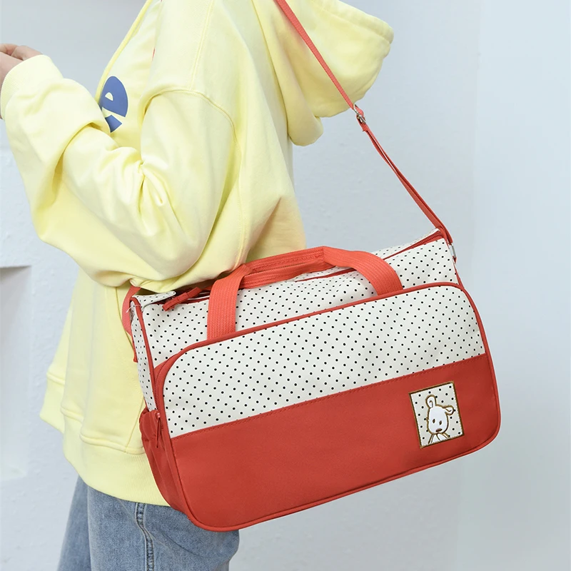 

Сумка для мам, Вместительная дорожная сумка для родителей и детей, модная детская сумка для бутылок, многофункциональная дорожная сумка с н...