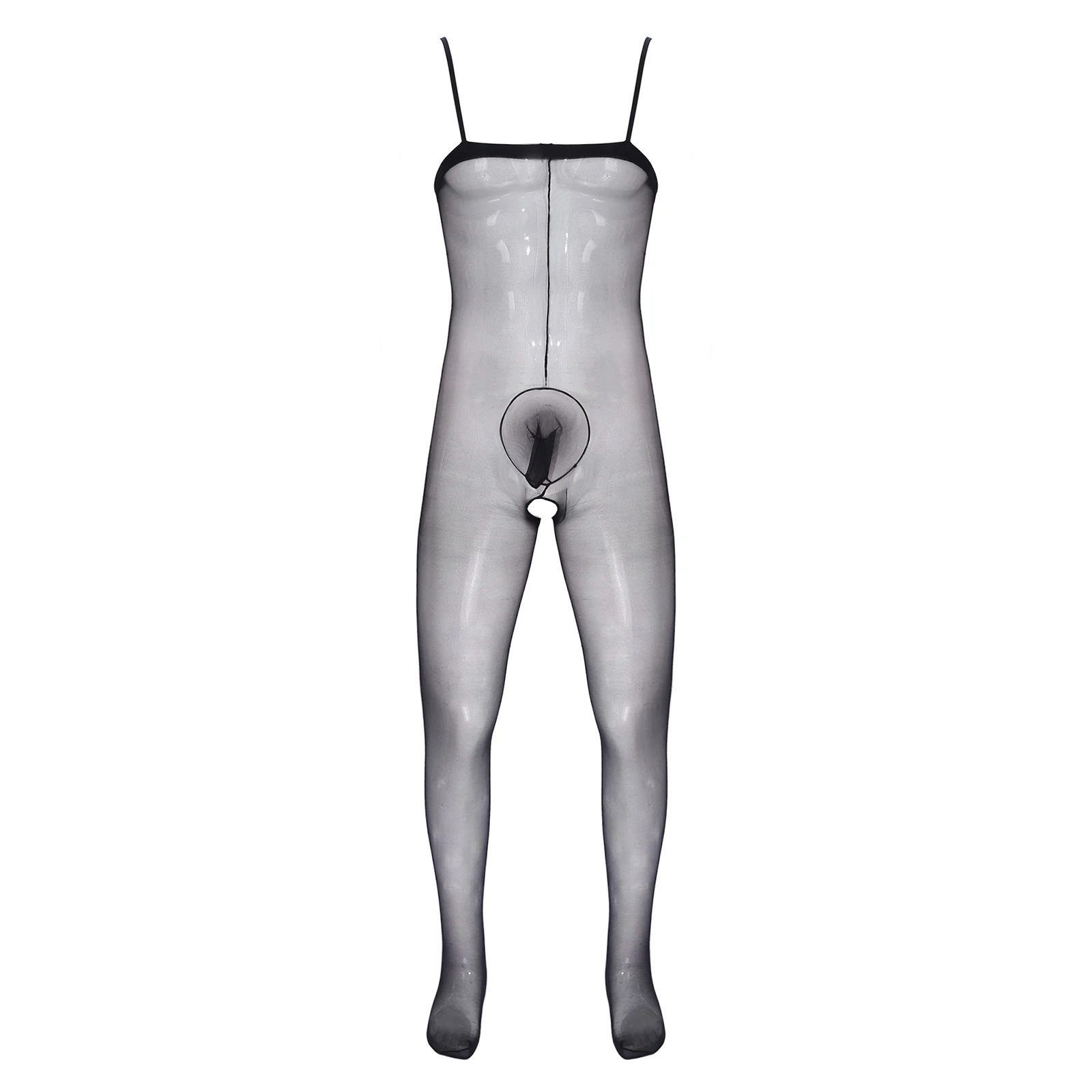 

Mens Transparent Leotard Bulge Pouch Body Stocking Exotic Lingerie Bodysuit Sexy Clothes See Through Body Mesh Stockings