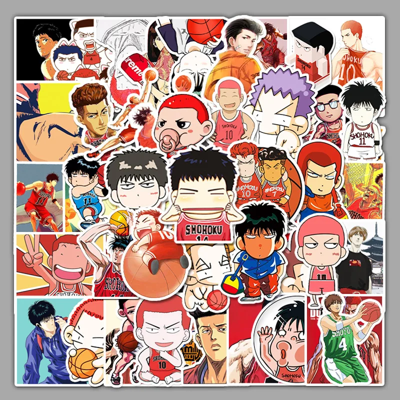 

55 не повторяющихся 5-8 см slam dunk master Sakuragi flower road рукава клен Akagi Haruko Мультяшные анимационные декоративные наклейки