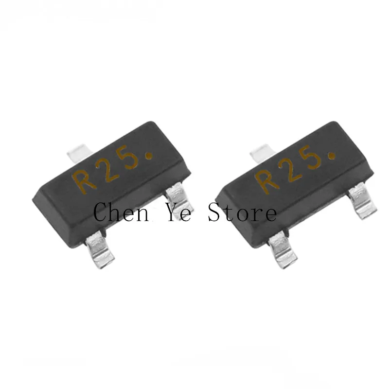 100 шт. SMD транзистор 2SC3356 трафаретная печать R25 NPN Высокочастотный транзистор SOT-23