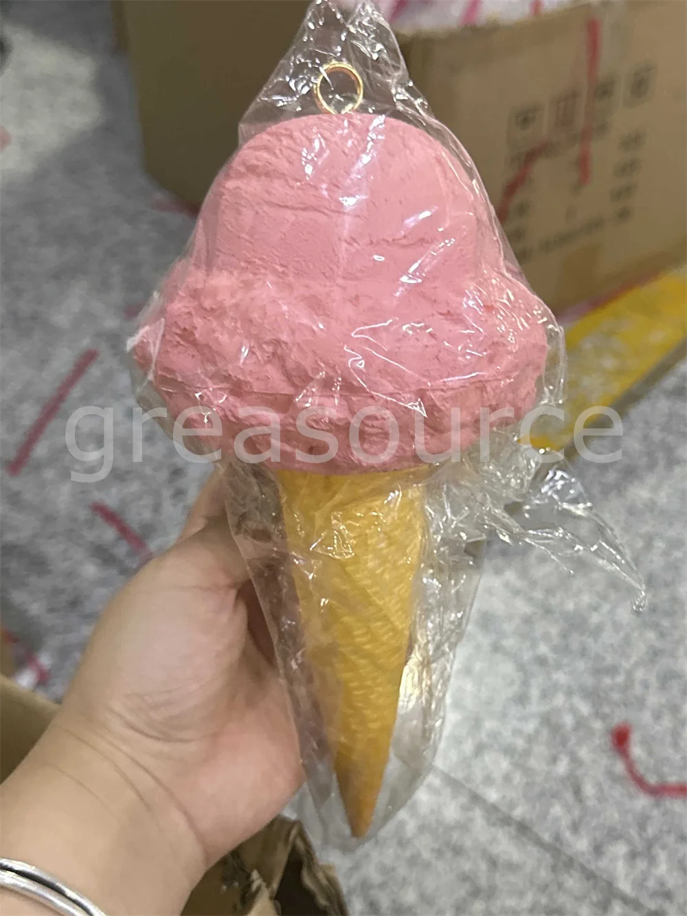 

Ice Cream Shop Dreamy Pink Models Decorated Store Photography Paradise Sweet Chocolate Golden Sculptures Attractive Entire Wall