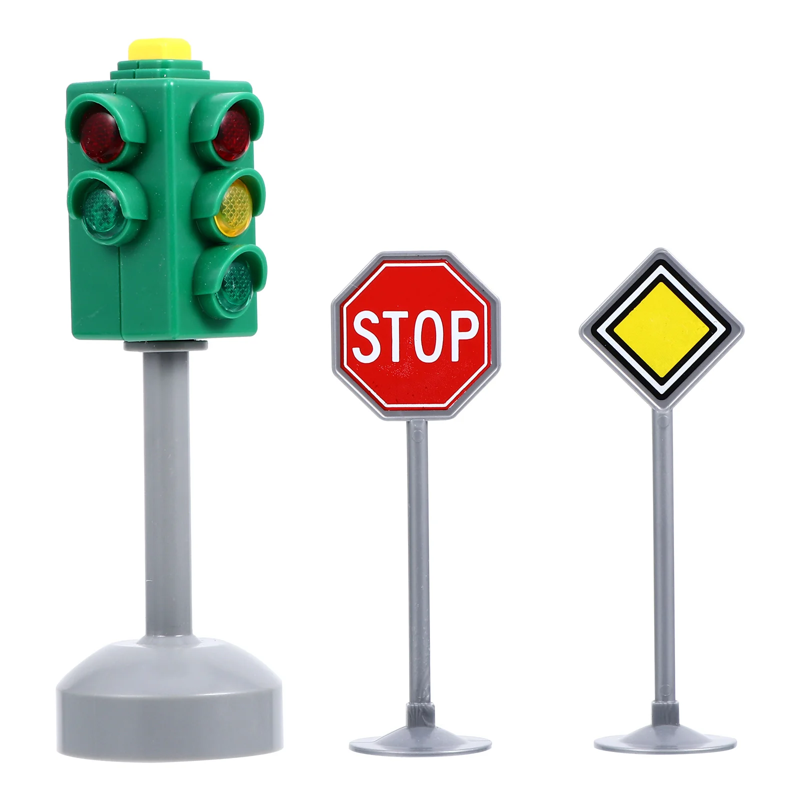 

Traffic Light Toy Outdoor Toys Kids Road Street Sign Early Educational Plastic Model Child