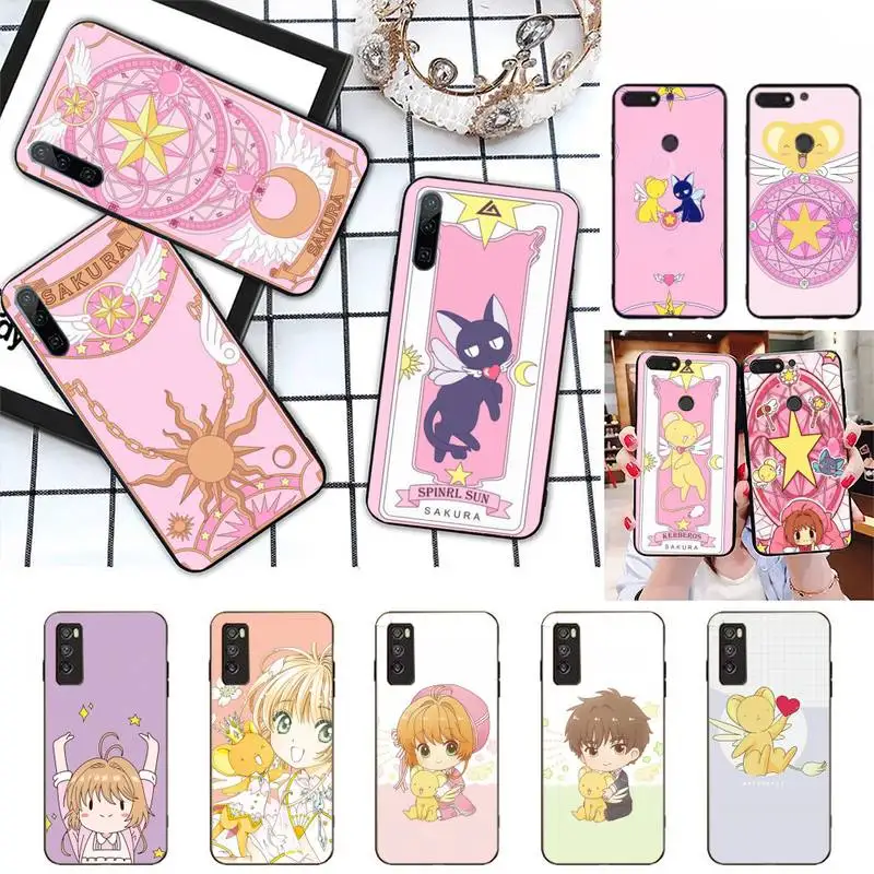 

Card Captor Sakura Phone Case For Huawei Honor 10i 20i 8 Pro 9 10 20 Lite 30 Pro Luxury Back Coque