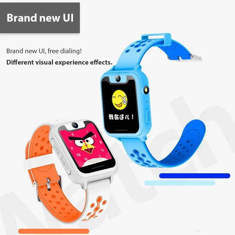 

S6 Children Smart Watch SOS Location Tracking Camera Positioning High-Definition Color Screen Waterproof student Kids SmartWatch