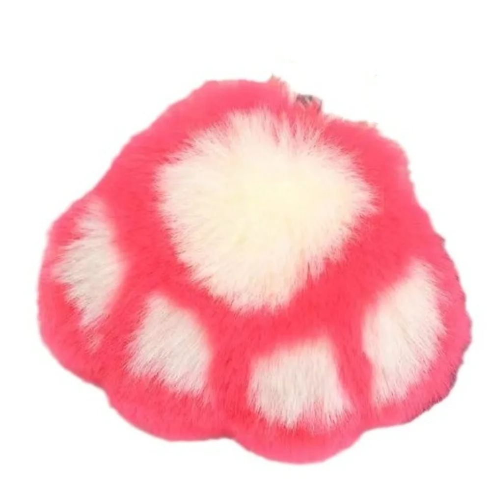 Мягкая игрушка кошачья лапа меховой брелок пушистая кукла помпон кавайная