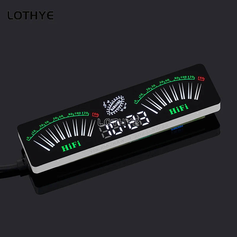 Флуоресцентный экран двухканальный музыкальный спектр голосовое управление