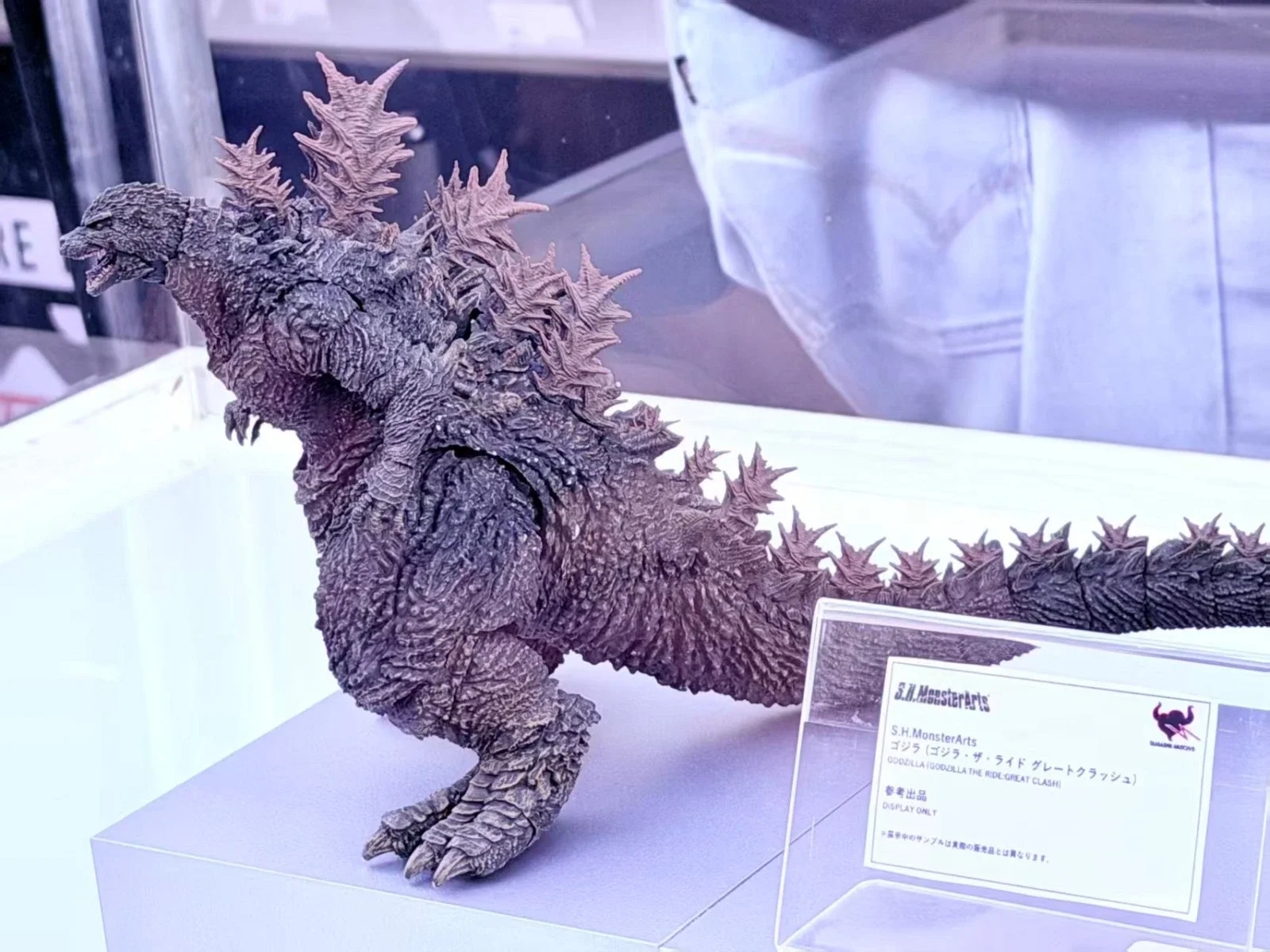 Фото В наличии оригинальная модель BANDAI S.H.MonsterArts Godzilla The Ride Great Clash, аниме-фигурка, подлинная игрушка в коробке. №2