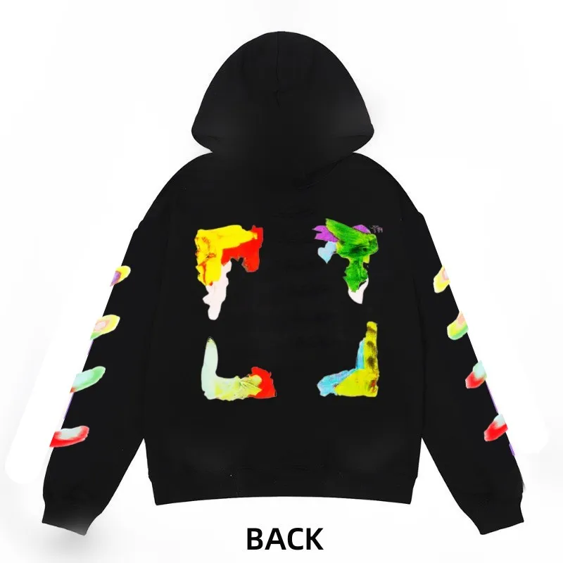 

New Men Hoodies Sweatshirts Printed Unisex High Street Plus Size Hooded Tops Big Pocket Pullover Hoodie Men Women Spring Autumn