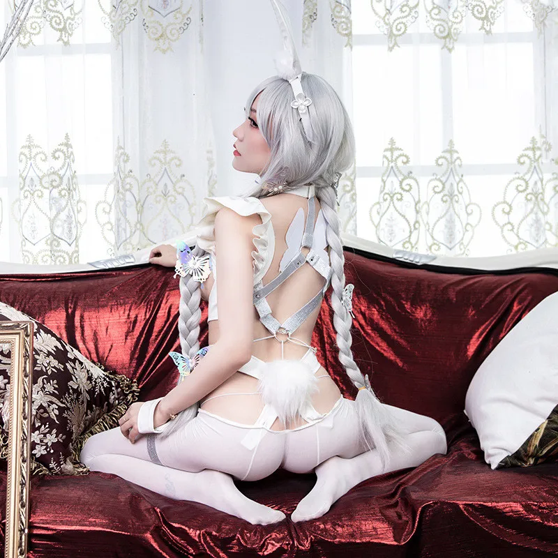 Костюм для косплея из кожи с кроликом ленивый кролик