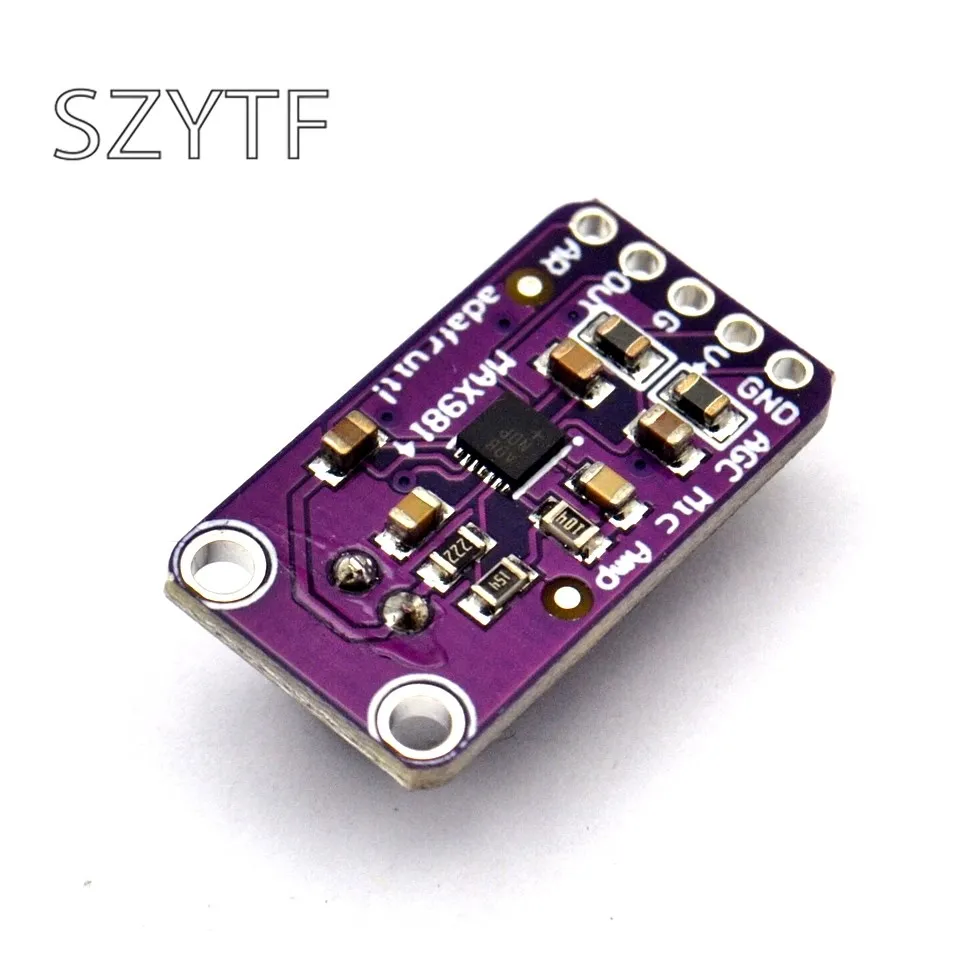 GY-MAX9814 Microphone AGC Amplifier Board Module Auto Gain Control for Arduino Programmable Attack and Release Ratio Low THD images - 6
