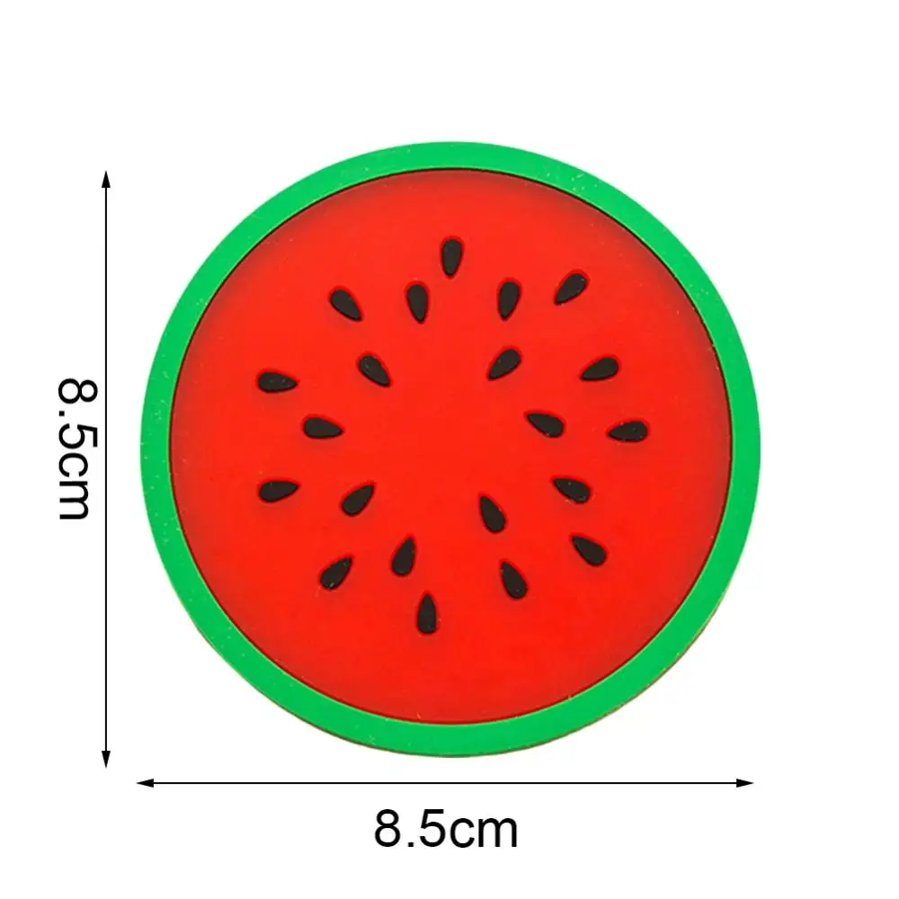 Желейные цветные подставки для напитков в форме фруктов необычная
