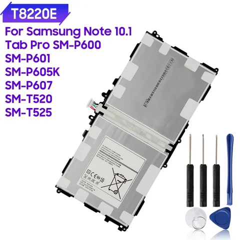 Аккумулятор для планшета T8220E T8220C T8220U T8220K для Samsung Galaxy SM-P601 P600 T520 T525 P605 P607T Note 10,1 2014 8220 мАч