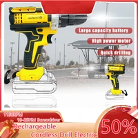 electric drill 1150rpm 18 25nm cordless drill electric screwdriver rechargeable driver dc lithium ion battery charged power tool