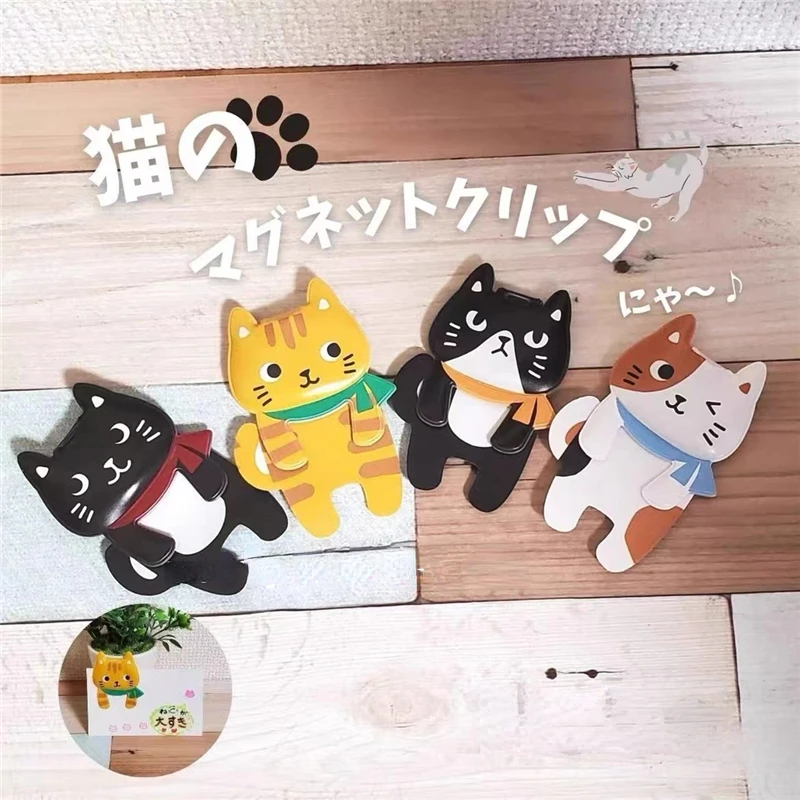 

Lovely Cat Magnetic Bookmark Handmade Book Decoration Cute Magnet Page Markers Reading Student Office Stationery