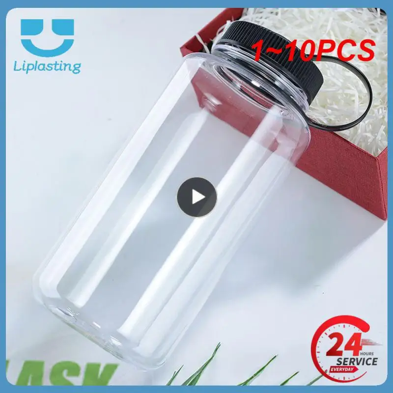 

1~10PCS 1000ml Portable Sports Wide Mouth Large Capacity Water Bottle Drink Cup Portable Mug Wear Drop-resistant Sports Bottles