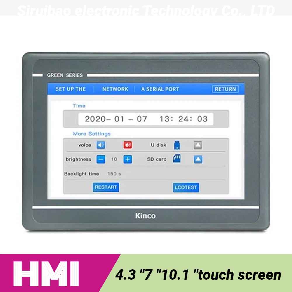 Kinco Gl100 Gl100e Hmi Сенсорный экран 10 дюймов Ethernet Usb хост Cnc плата контроллер токарный