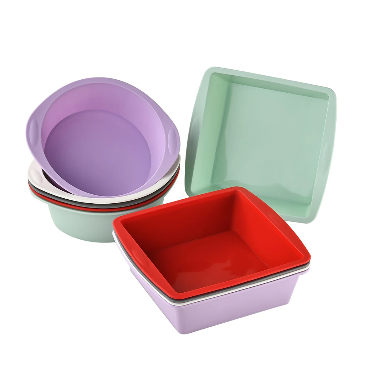 2 шт. силиконовый противень для бытовой духовки легко снимается прямоугольная