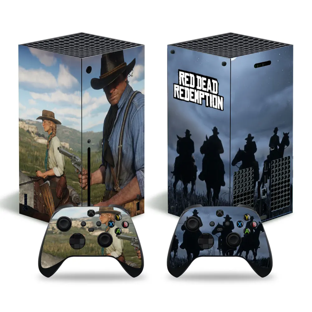 

Red Dead Redemption Style Skin Sticker Decal Cover for Xbox Series X Console and 2 Controllers Xbox Series X Skin Sticker Viny