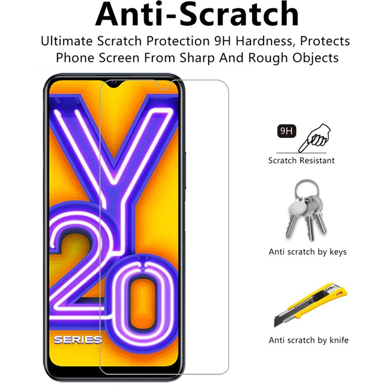 Защитная пленка для экрана vivo y20 y20s защитное закаленное стекло на vivoy20 s 20s 20y