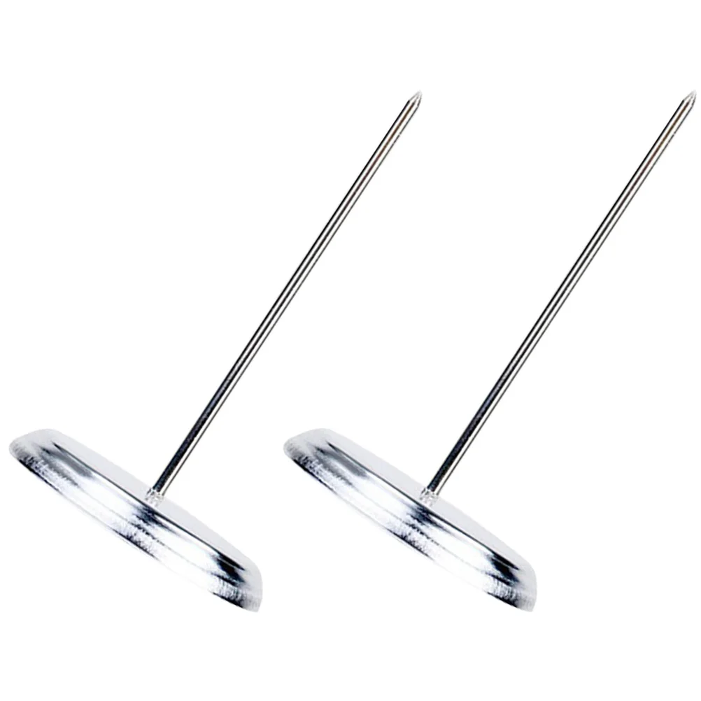 

2pcs Reusable Practical Metal Memo Holding Spike Paper Spike Rod Check Bill Holder for Restaurant Bank