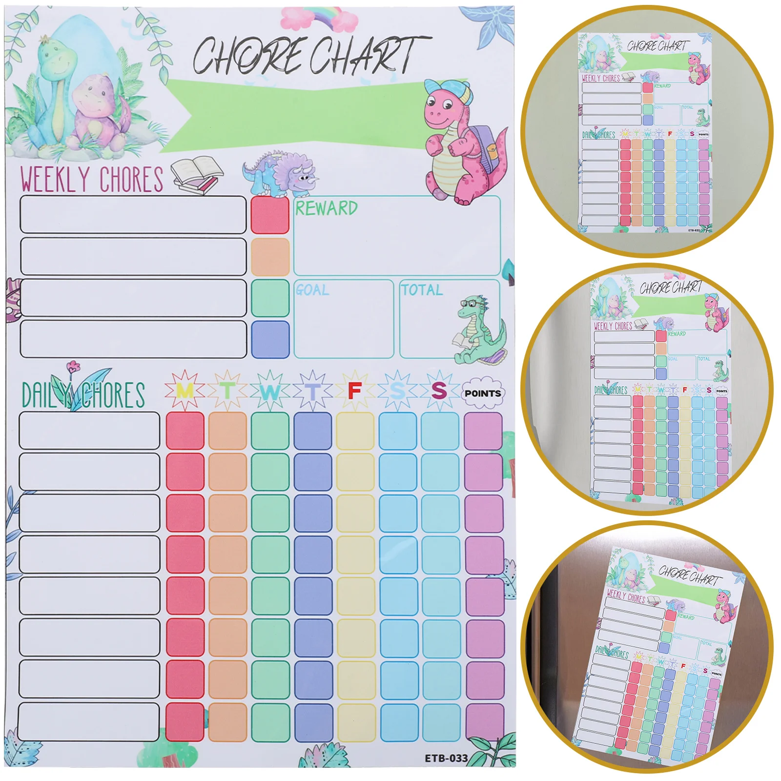 

Life Self-discipline Form Creative Planner Sticker Reward Chart School Chore Kids Convenient Behavior Notepads