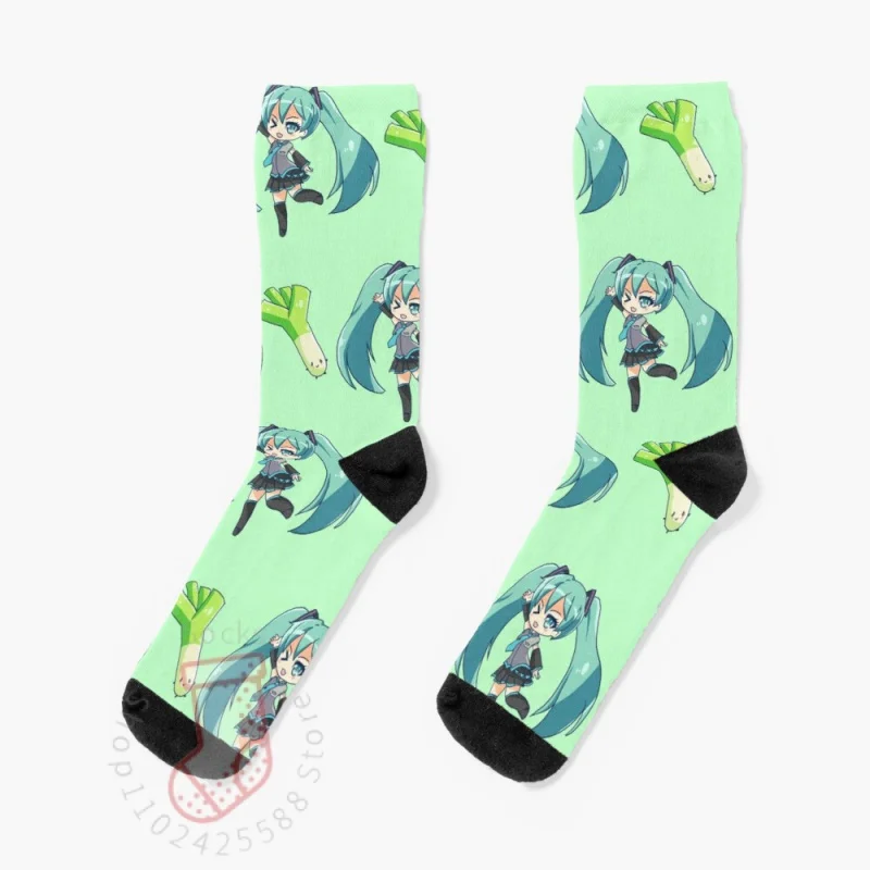 

Miku k носки забавные носки высокие женские носки